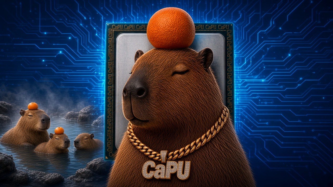 Capu mascot — CaPU chain, infinite cache